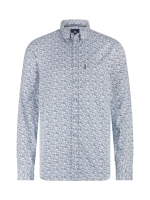 State of Art Shirt LS Print - Pop 5711 Kobalt
