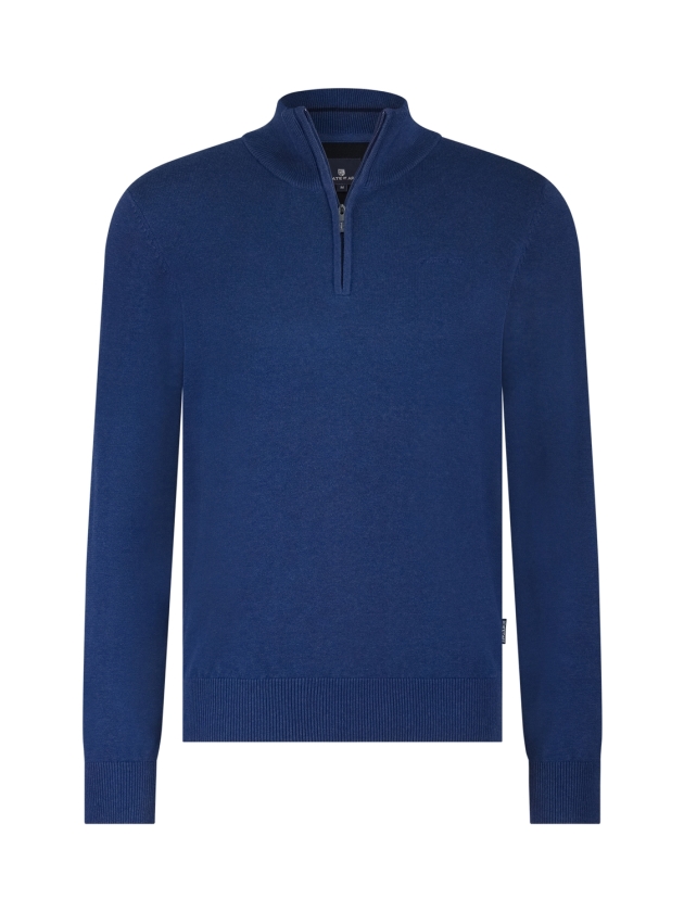 State of Art Pullover Sportzip Pl 5700 Kobalt
