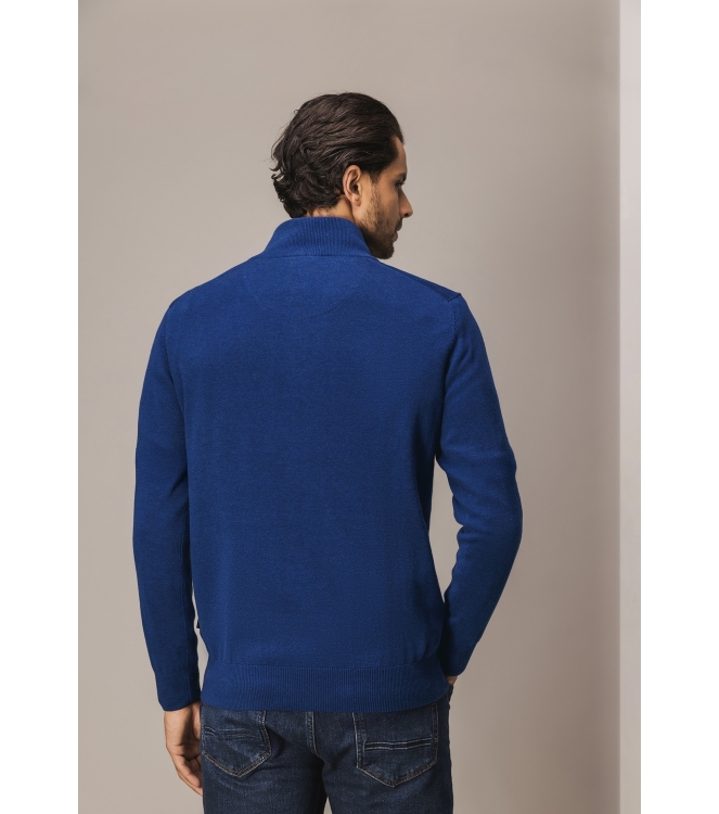 State of Art Pullover Sportzip Pl 5700 Kobalt