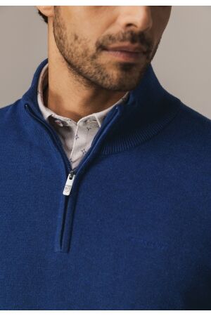 State of Art Pullover Sportzip Pl 5700 Kobalt