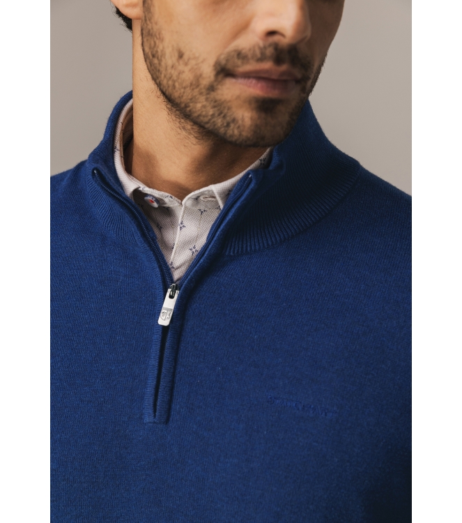 State of Art Pullover Sportzip Pl 5700 Kobalt