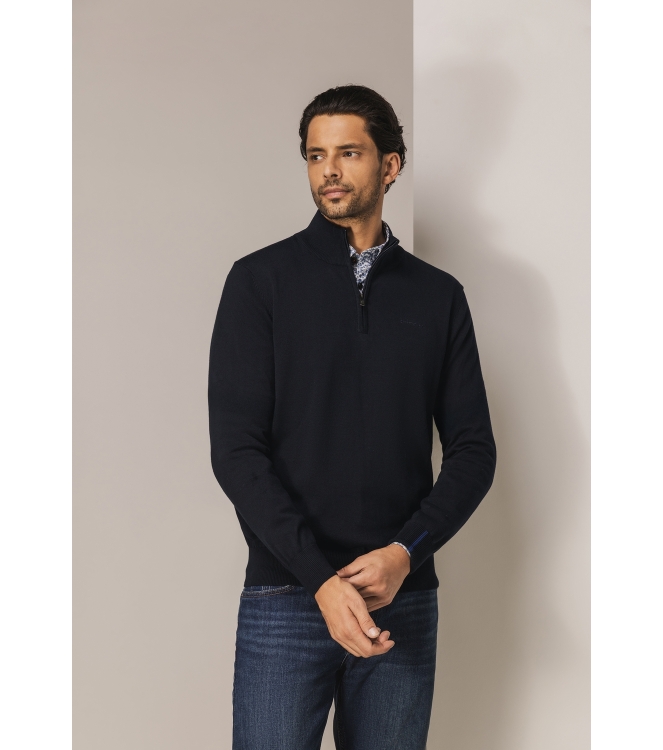 State of Art Pullover Sportzip Pl 5900 Donkerblauw