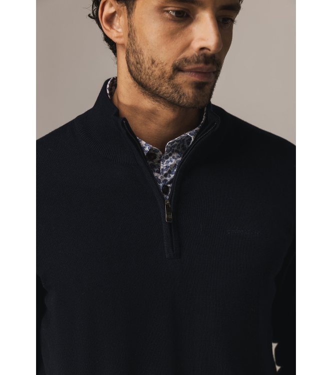 State of Art Pullover Sportzip Pl 5900 Donkerblauw