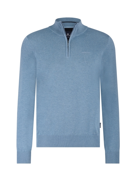 State of Art Pullover Sportzip Pl 5600 Grijsblauw