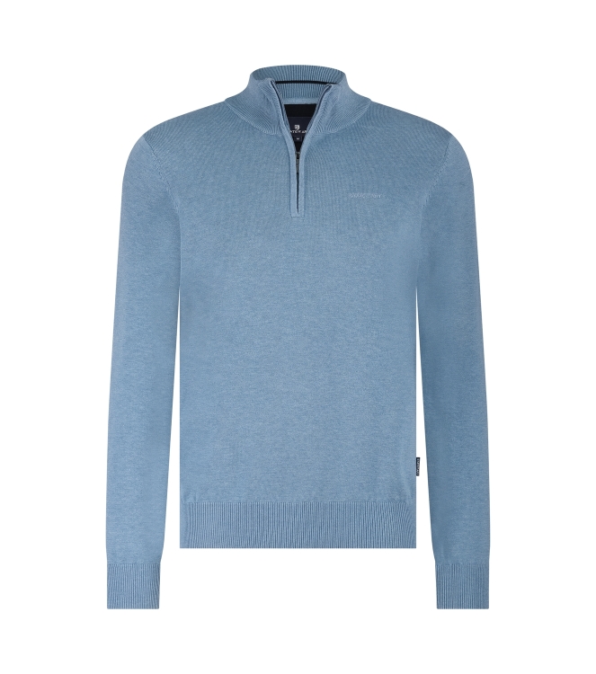 State of Art Pullover Sportzip Pl 5600 Grijsblauw