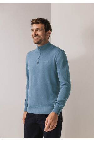 State of Art Pullover Sportzip Pl 5600 Grijsblauw