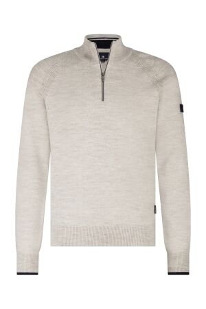 State of Art Pullover Sportzip Pl 9114 Licht grijs