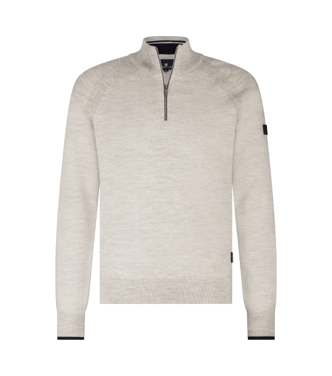 State of Art Pullover Sportzip Pl 9114 Licht grijs