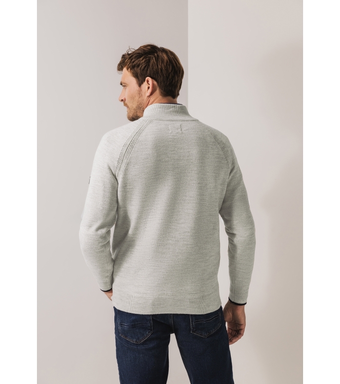 State of Art Pullover Sportzip Pl 9114 Licht grijs