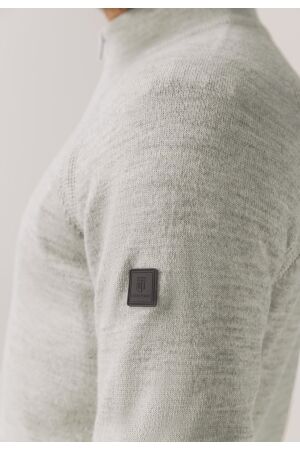 State of Art Pullover Sportzip Pl 9114 Licht grijs
