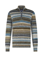 State of Art Pullover Sportzip St 5688 Grijsblauw