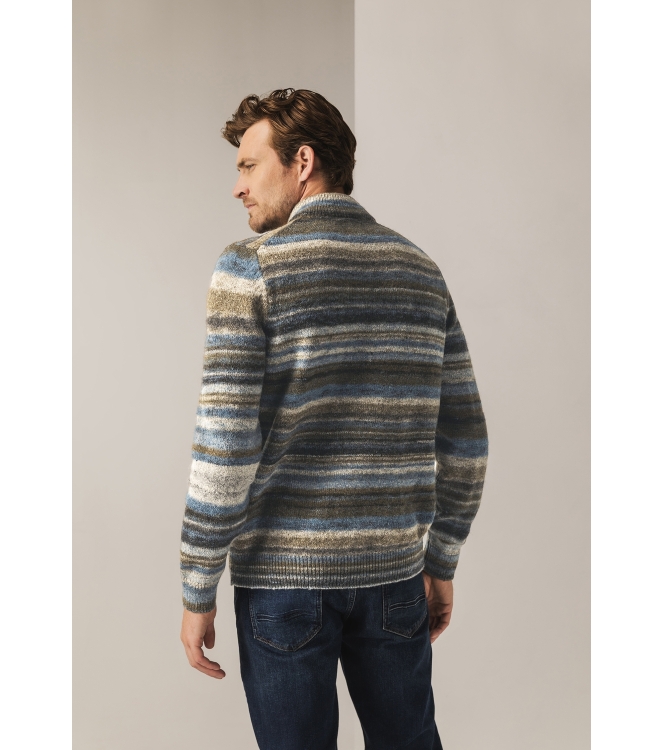 State of Art Pullover Sportzip St 5688 Grijsblauw