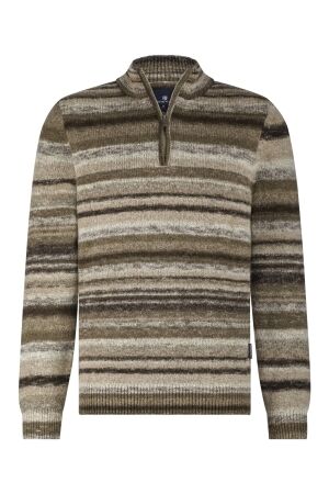 State of Art Pullover Sportzip St 8688 Sepia