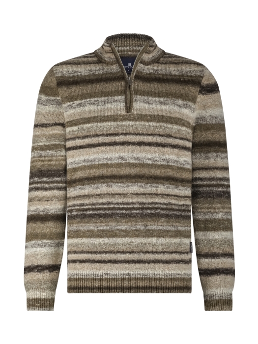 State of Art Pullover Sportzip St 8688 Sepia