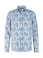State of Art Shirt LS Print Popli 5683 Grijsblauw