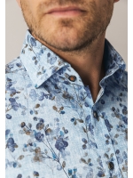State of Art Shirt LS Print Popli 5683 Grijsblauw