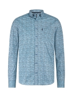 State of Art Shirt LS Print - Pop 5611 Grijsblauw