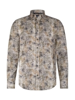 State of Art Shirt LS Print Fine 8898 Bruin