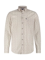 State of Art Shirt LS Print Popli 8411  Cognac