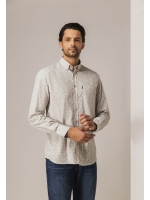 State of Art Shirt LS Print Popli 8411  Cognac