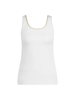 NUKUS Juba Singlet 262 white/gold