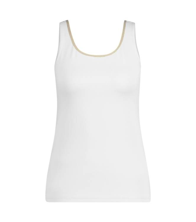 NUKUS Juba Singlet 262 white/gold