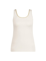 NUKUS Juba Singlet 126 offwhite/gold