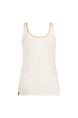 NUKUS Juba Singlet 126 offwhite/gold