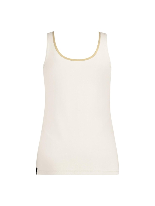 NUKUS Juba Singlet 126 offwhite/gold