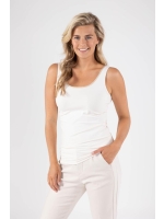 NUKUS Juba Singlet 126 offwhite/gold