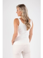 NUKUS Juba Singlet 126 offwhite/gold