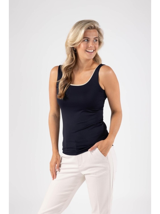 NUKUS Juba Singlet 263 navy/gold