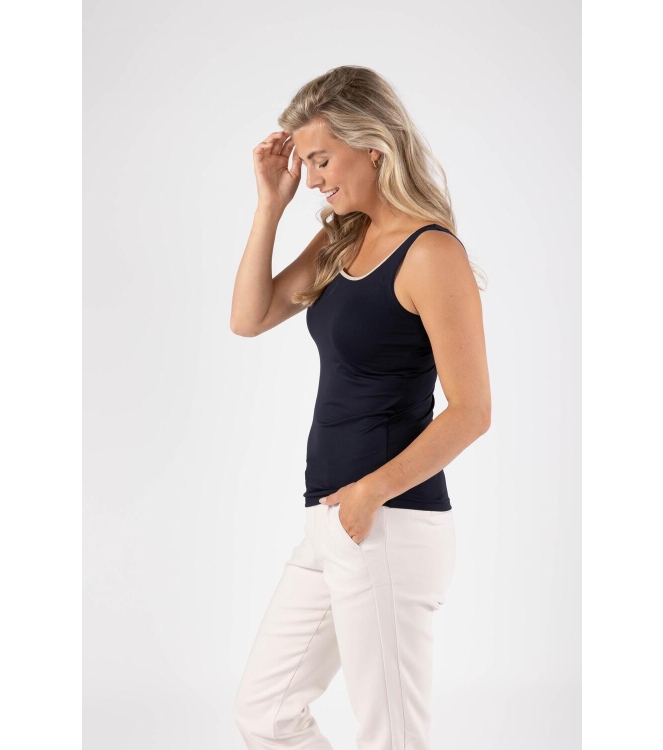 NUKUS Juba Singlet 263 navy/gold