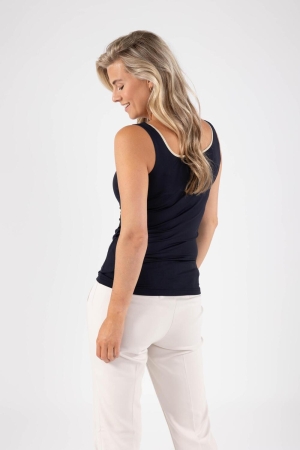 NUKUS Juba Singlet 263 navy/gold