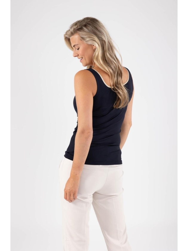 NUKUS Juba Singlet 263 navy/gold
