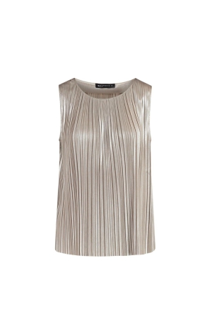 Expresso top silver plisee jersey EX910 Silver