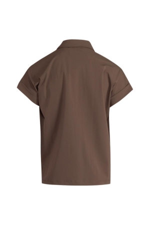 Expresso Shirt travel boxy EX105 Coffee