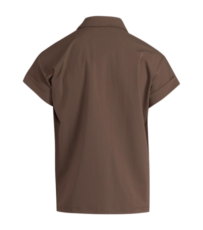 Expresso Shirt travel boxy EX105 Coffee