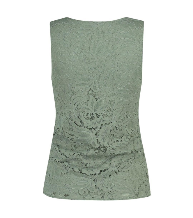 Expresso Jersey lace singlet EX501 Eucalyptus