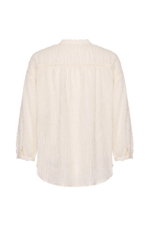 Expresso Sequined blouse EX200 Off white