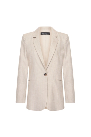 Expresso Lurex stripe blazer EX260 Pebble