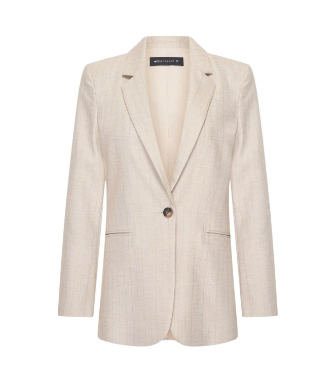 Expresso Lurex stripe blazer EX260 Pebble