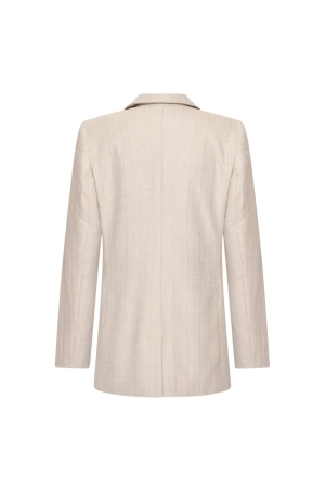 Expresso Lurex stripe blazer EX260 Pebble