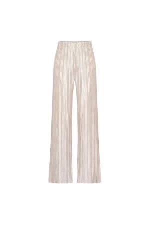 Expresso pant silver plisee EX910 Silver