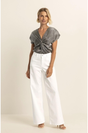 Expresso Wide leg white pant EX001 White