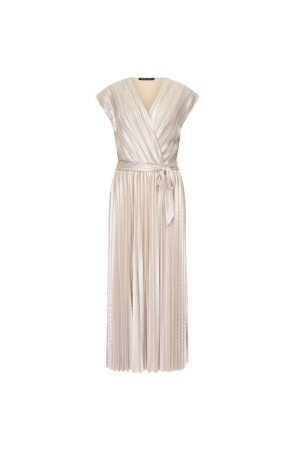 Expresso dress silver plisee EX910 Silver