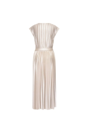Expresso dress silver plisee EX910 Silver