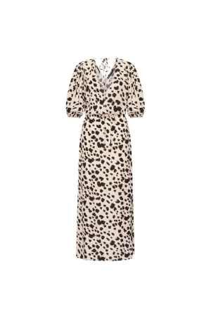 Expresso leopard print dress EX203 Pearl