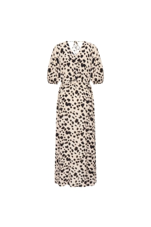 Expresso leopard print dress EX203 Pearl