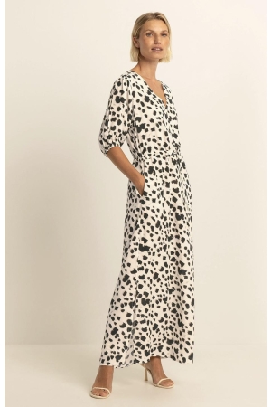 Expresso leopard print dress EX203 Pearl